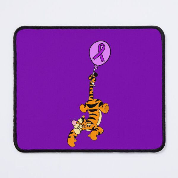 Item preview, Tiger Hanging From an Awareness Ribbon Balloon (Purple) designed and sold by CaitlynConnor.