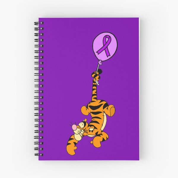 Item preview, Tiger Hanging From an Awareness Ribbon Balloon (Purple) designed and sold by CaitlynConnor.