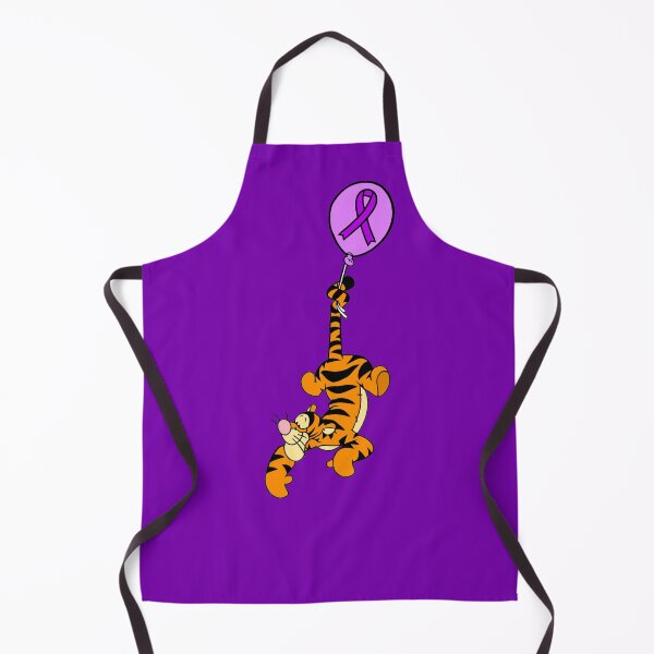 Item preview, Tiger Hanging From an Awareness Ribbon Balloon (Purple) designed and sold by CaitlynConnor.