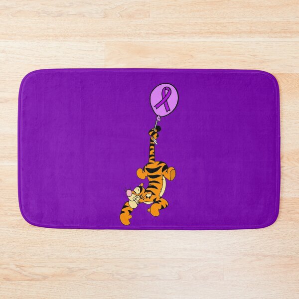 Item preview, Tiger Hanging From an Awareness Ribbon Balloon (Purple) designed and sold by CaitlynConnor.