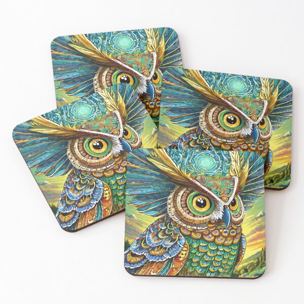 Item preview, Owl Eats a Mouse That Ate a Magic Mushroom and Sees the Totality of the Universe designed and sold by Michael Cotto.
