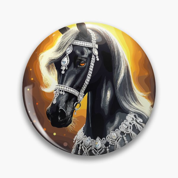 Artikelvorschau, Schönes Pferd mit Diamanten geschmückt entworfen und verkauft von Artbyminga.