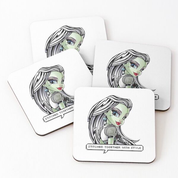 Item preview, Frankie Stein with 'Stitched Together With Style' Text Bubble designed and sold by raynerigby.
