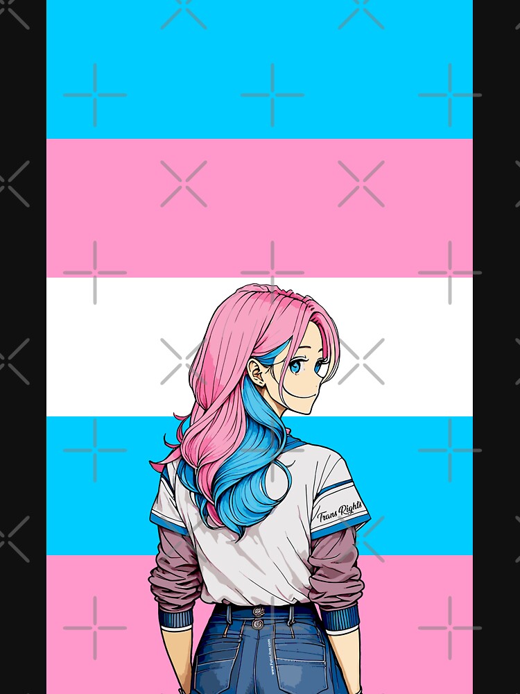 Imagen 7 de 7, Camiseta clásica con la obra Derechos trans, diseñada y vendida por FotoLibreStudio.