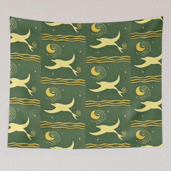 Item preview, Moonlit Manta Ray Dance designed and sold by StarmanArts.