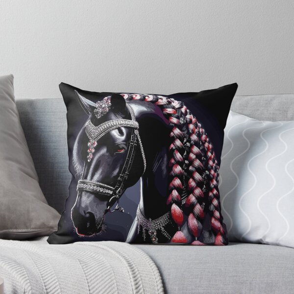 Item preview, Beautiful Black horse and braids designed and sold by Artbyminga.
