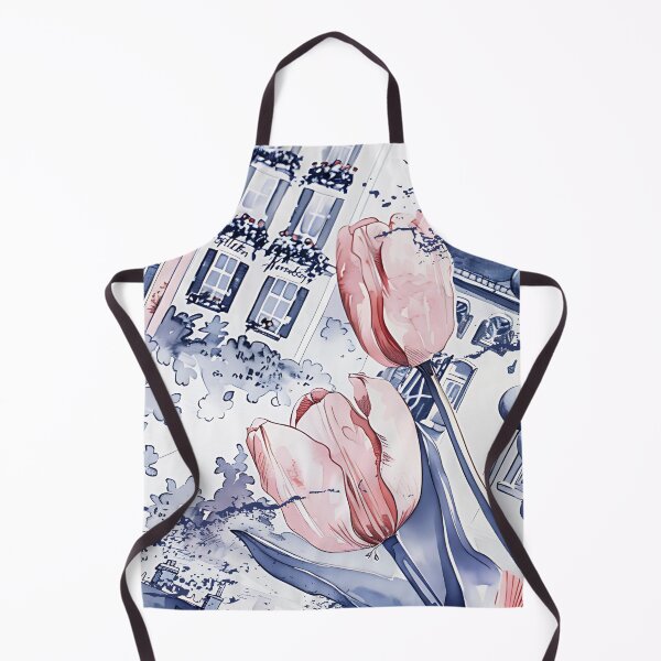 Item preview, Collage de tulipanes azules y rosas designed and sold by OLAIZA.