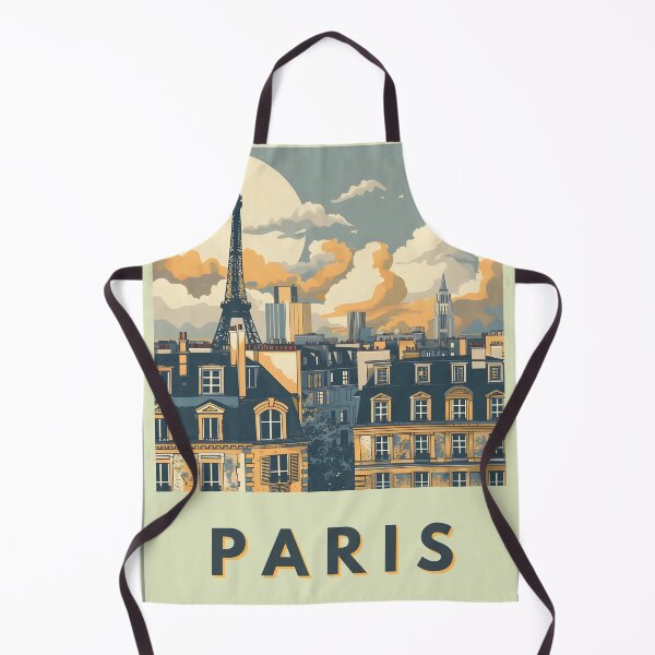 Item preview, Retro Paris Cityscape designed and sold by CosyNess.