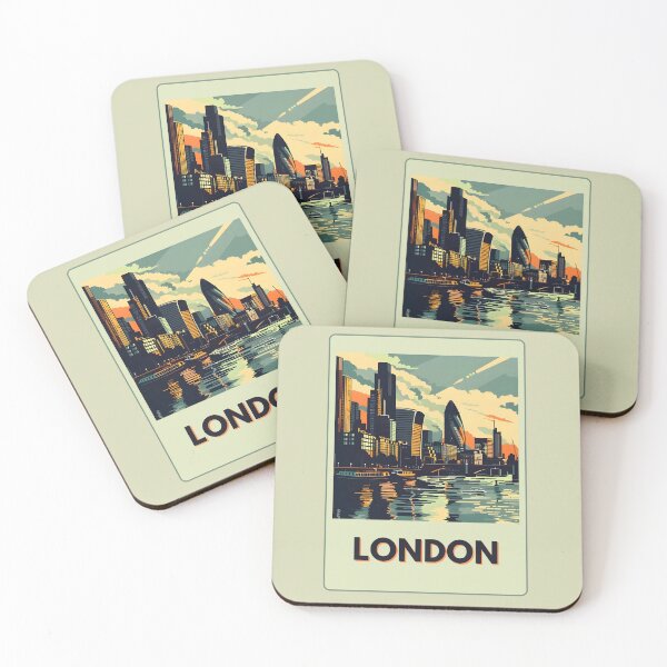 Item preview, Retro London Cityscape 2 designed and sold by CosyNess.