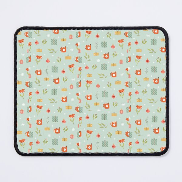 Item preview, Festive Cheer: Christmas Drinks, Flowers, and Gifts Seamless Pattern" designed and sold by hjian8219.