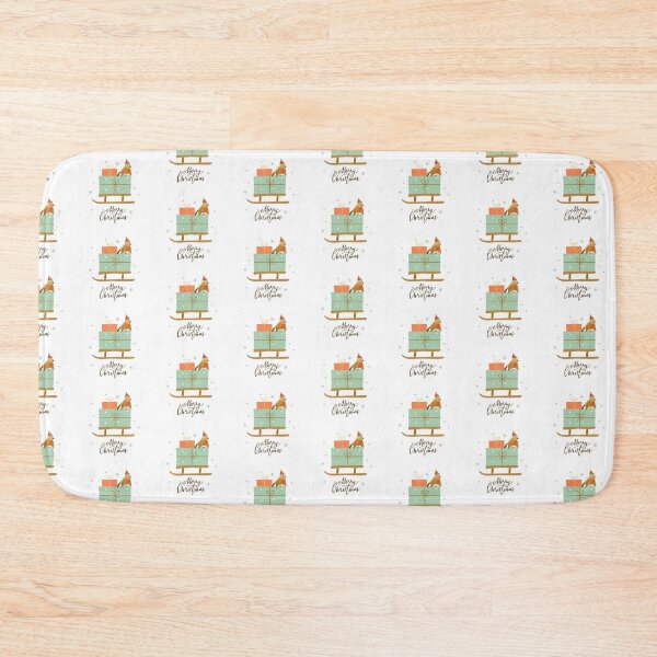 Item preview, Winter Greetings: Bullfinch, Gift, and Sled Card" designed and sold by hjian8219.