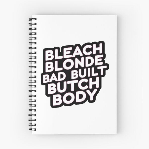 Item preview, Bleach Blonde Bad Built Butch Body - Bold Typography designed and sold by InspireHerTribe.