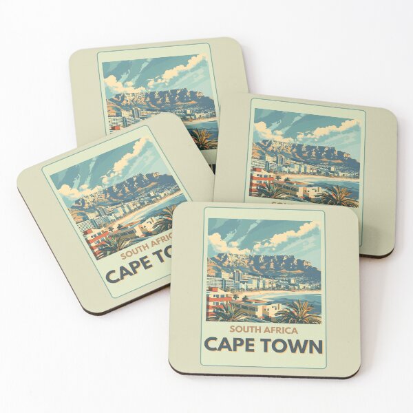Item preview, Retro Cape Town Table Mountgain designed and sold by CosyNess.