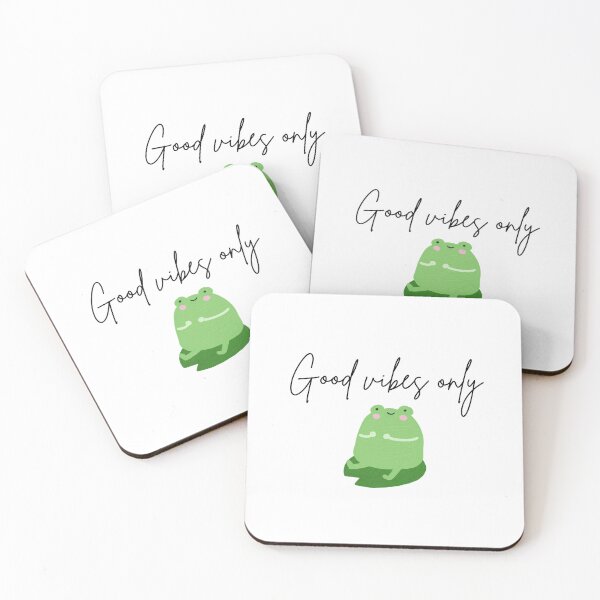 Item preview, Good vibes frog designed and sold by María José Pimentel.