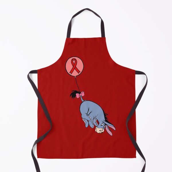 Item preview, Donkey Hanging From an Awareness Ribbon Balloon (Red) designed and sold by CaitlynConnor.
