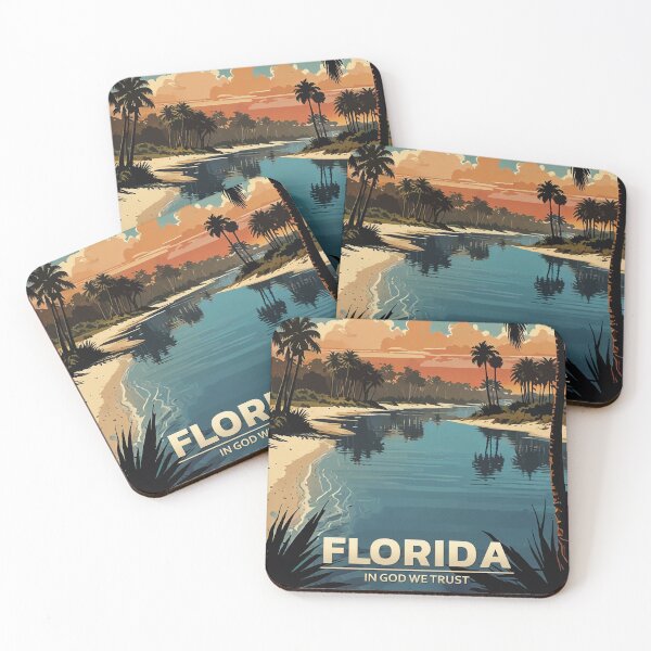 Item preview, Viajes al estado de Florida designed and sold by Thistle-TShop.