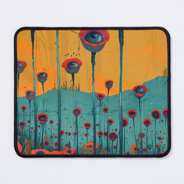 Item preview, Poppy field stares back at the sky designed and sold by Rebelka.