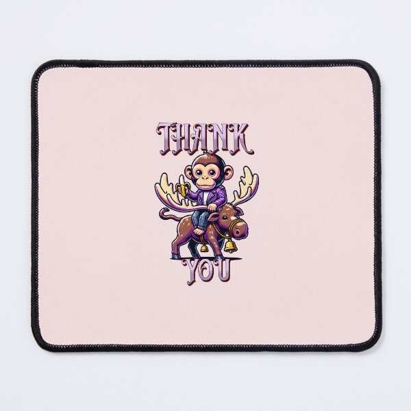 Item preview, THANK YOU MONKEY MOOSE designed and sold by lovingtouch.
