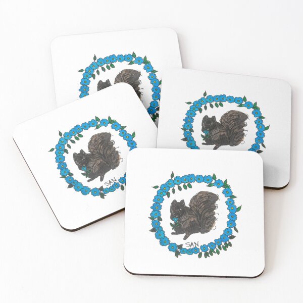 Item preview, Black Squirrel with Blossoms designed and sold by TurnipWilson.
