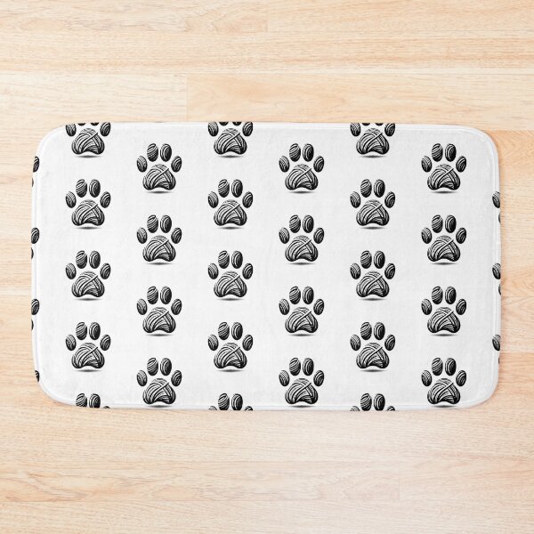 Item preview, Black and White Cat Paw designed and sold by SparkleShack.
