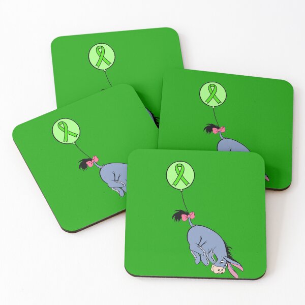 Item preview, Donkey Hanging From an Awareness Ribbon Balloon (Green) designed and sold by CaitlynConnor.