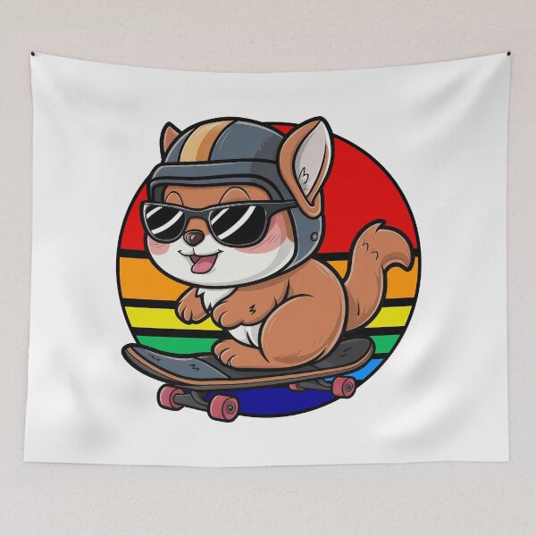 Item preview, Quoll Skateboarding, Cartoon Style, Cute  Animals, Funny Quoll  designed and sold by Porcupine Tees ⭐⭐⭐⭐⭐.