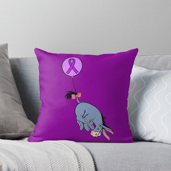 Item preview, Donkey Hanging From an Awareness Ribbon Balloon (Purple) designed and sold by CaitlynConnor.