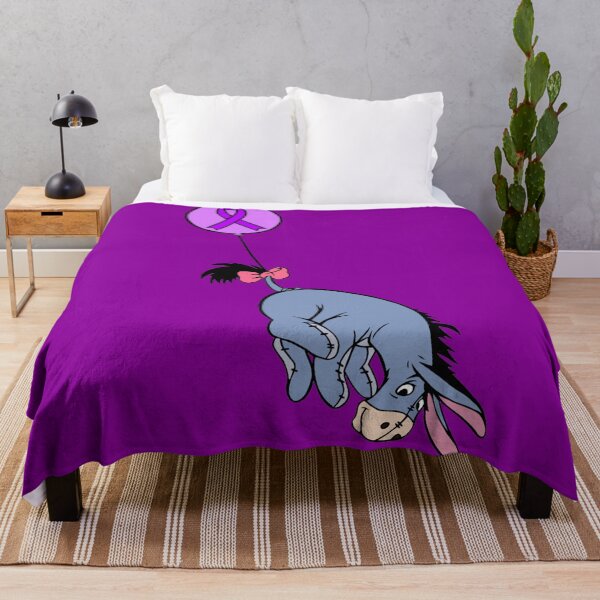 Item preview, Donkey Hanging From an Awareness Ribbon Balloon (Purple) designed and sold by CaitlynConnor.