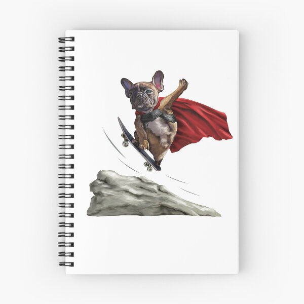 Item preview, "Heroic Dog Skater Leap" designed and sold by RhonDesign.