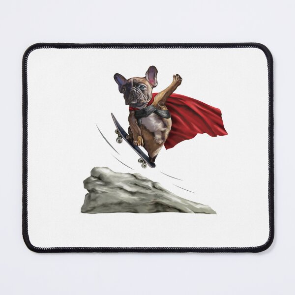 Item preview, "Heroic Dog Skater Leap" designed and sold by RhonDesign.