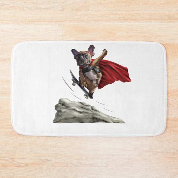 Item preview, "Heroic Dog Skater Leap" designed and sold by RhonDesign.
