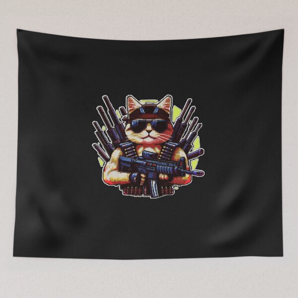 Item preview, Don't Mess with This Ginger: Rambo Cat designed and sold by Pritam chamiyal.