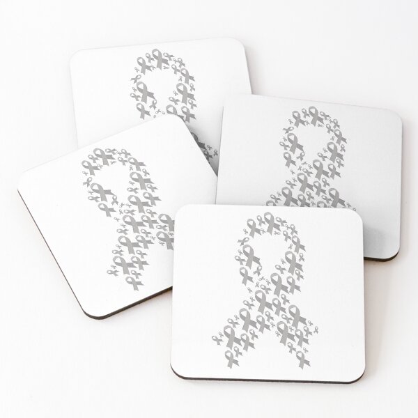 Item preview, Grey Gray Awareness Ribbon  designed and sold by Idontwannaknow.
