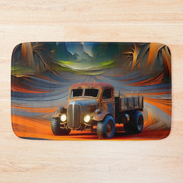 Item preview, Truck on multicolored background designed and sold by Marcu Ioachim.