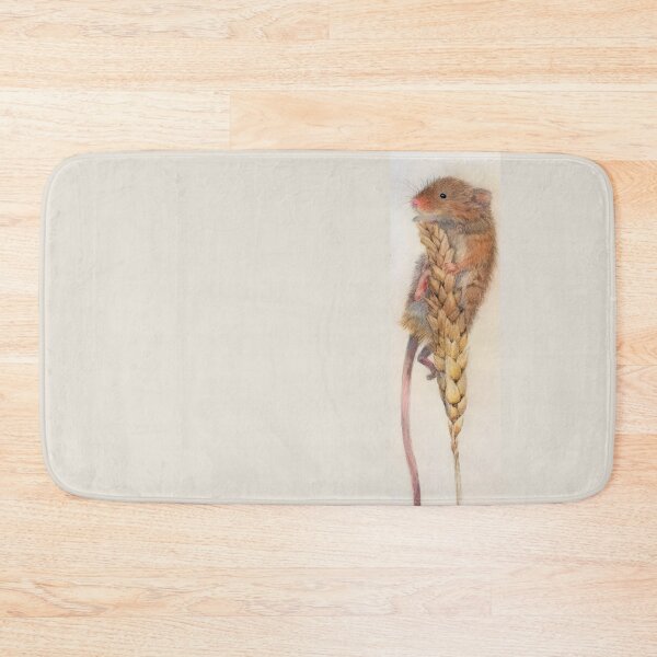 Item preview, Field mouse on wheat stalk designed and sold by NathBros.