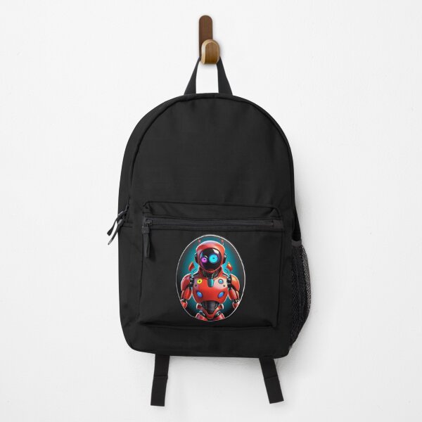 Item preview, Red Alien Humanoid Robot designed and sold by TheArtOfPat.