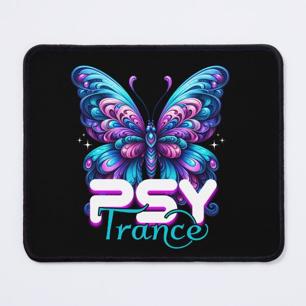 Item preview, PSY TRANCE - Electric Butterfly (white/pink) designed and sold by Discothreadz.