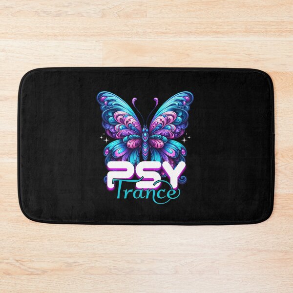 Item preview, PSY TRANCE  - Electric Butterfly (white/pink) designed and sold by Discothreadz.