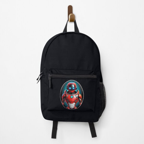 Item preview, Red Alien Humanoid Robot designed and sold by TheArtOfPat.