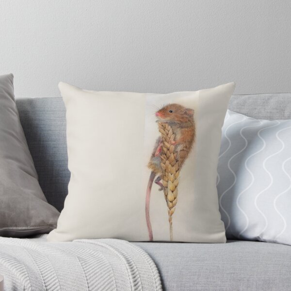 Item preview, Field mouse on wheat stalk designed and sold by NathBros.