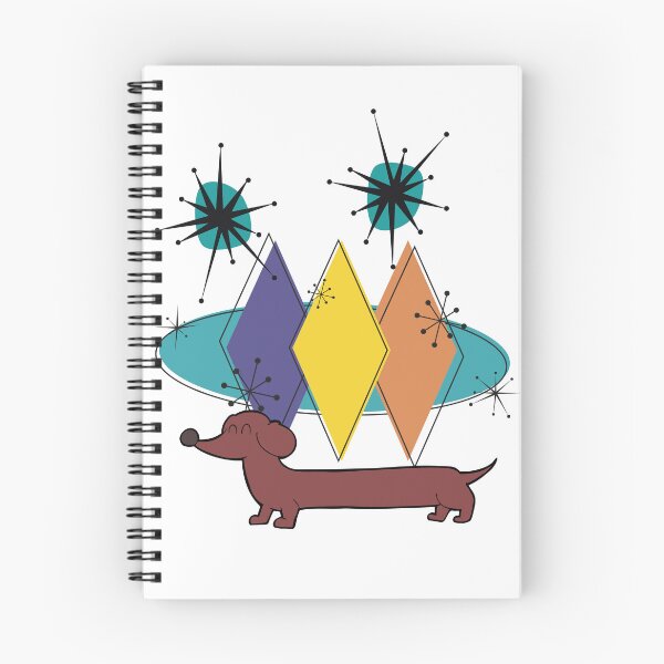 Artikelvorschau, Retro MCM Atomic Dackel Hund entworfen und verkauft von BeansHotTees.