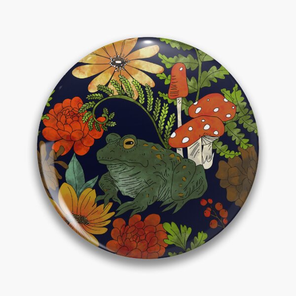 Item preview, Floral Toad Stool designed and sold by bstoreyarts.