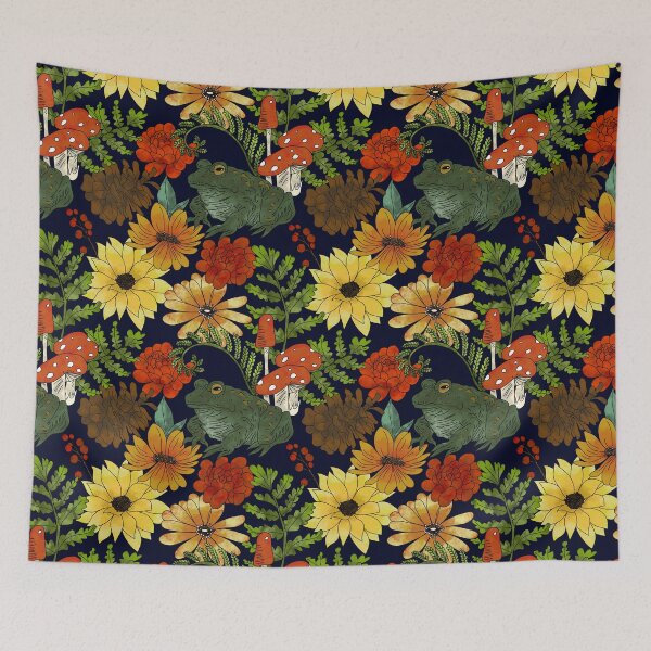 Item preview, Floral Toad Stool designed and sold by bstoreyarts.