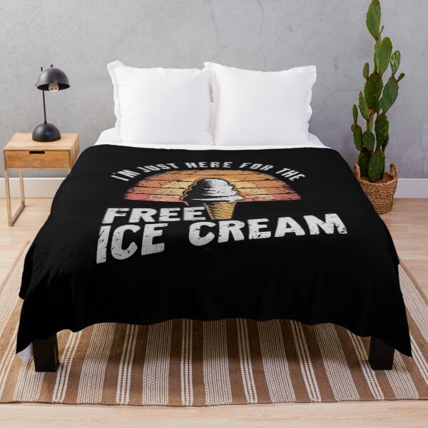 Item preview, I'm Just Here For The Free Ice Cream designed and sold by HeadTurningArt.