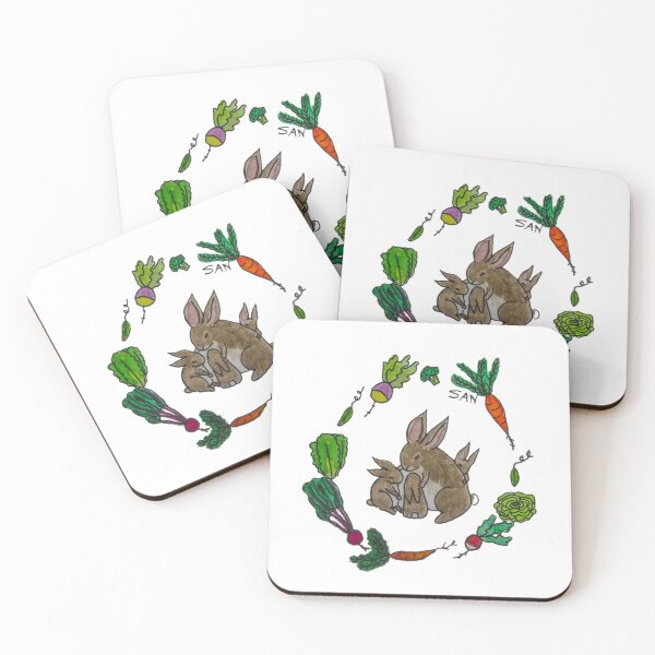 Item preview, Mama Rabbit and Her Little Ones designed and sold by TurnipWilson.