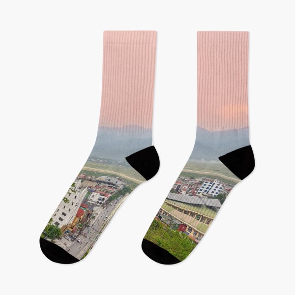 Item preview, Panoramic View of Dien Bien Phu and its Majestic Mountains designed and sold by franck380.