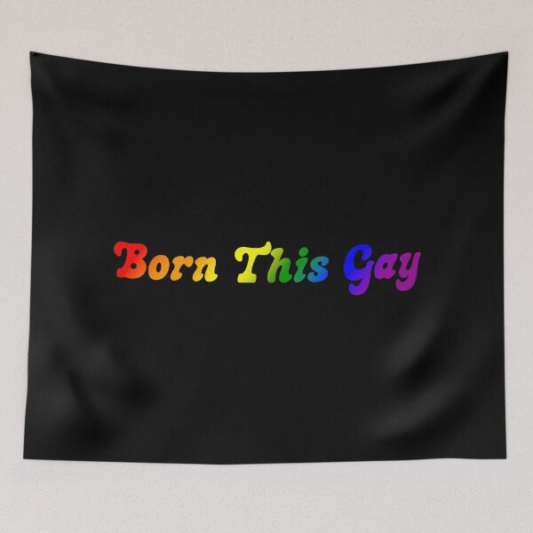 Item preview, Born This Gay, LGBTQ Rainbow Pride Design  designed and sold by Travelslightly.