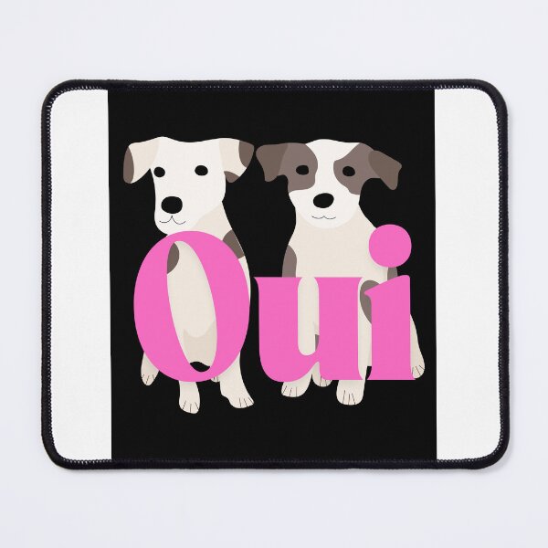 Item preview, Oui - Embracing Joy with Two Dogs - Dog Lovers designed and sold by MomonoShop.