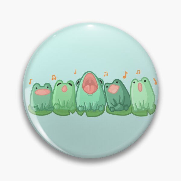 Item preview, Happy singing froggos designed and sold by FlowMinnow.