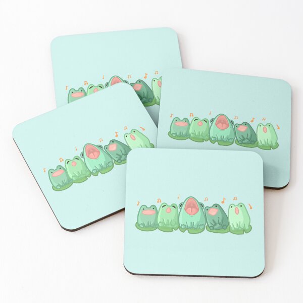 Item preview, Happy singing froggos designed and sold by FlowMinnow.